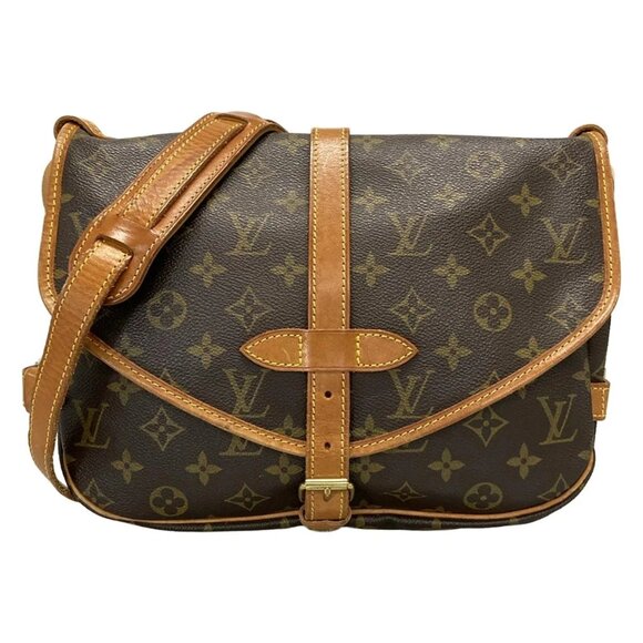 LOUIS VUITTON Saumur 30 Monogram Shoulder Bag Monogram Canvas 537-090125 - Picture 1 of 14
